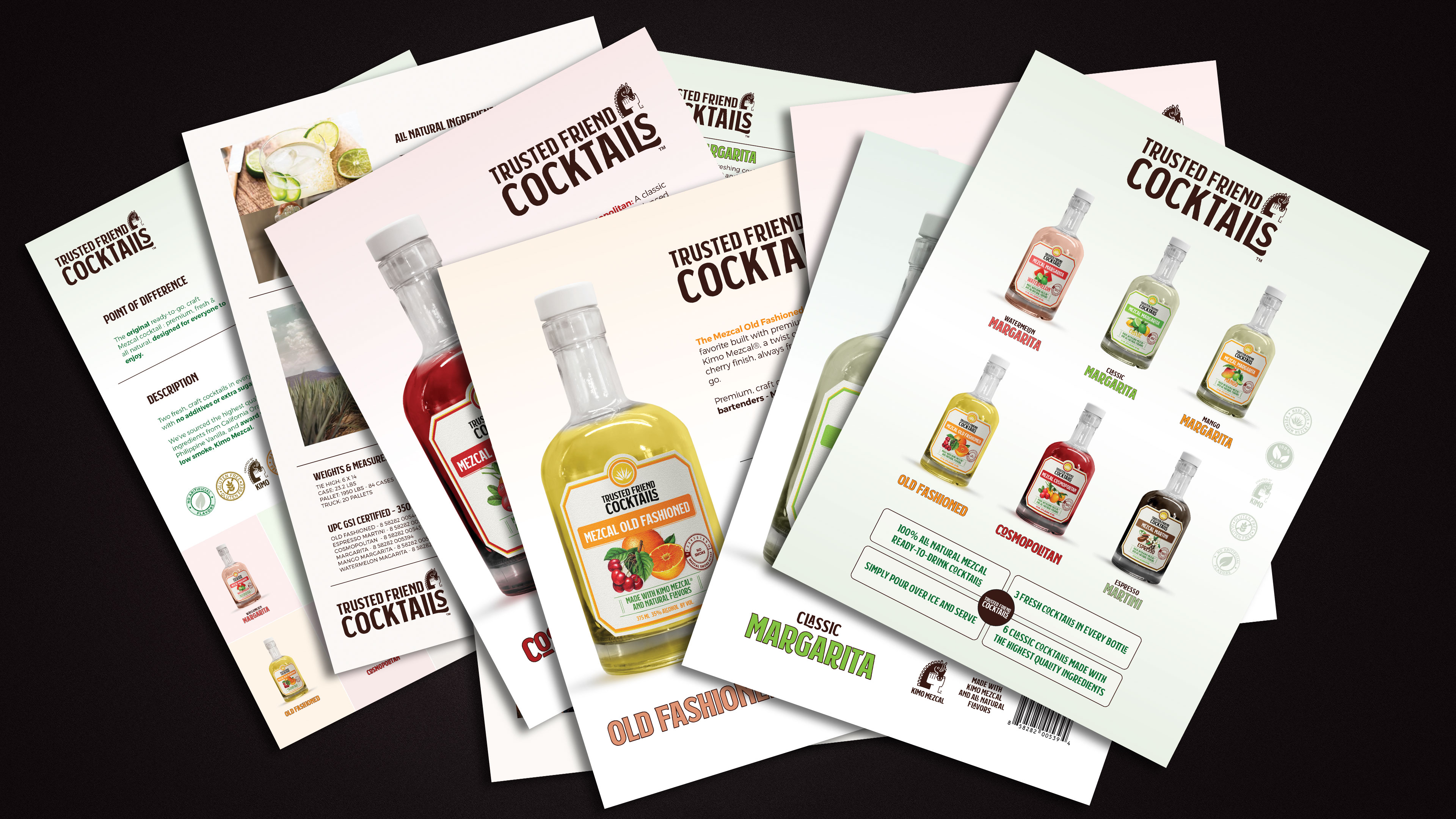 Trusted Friend Cocktails Product Sales Materials