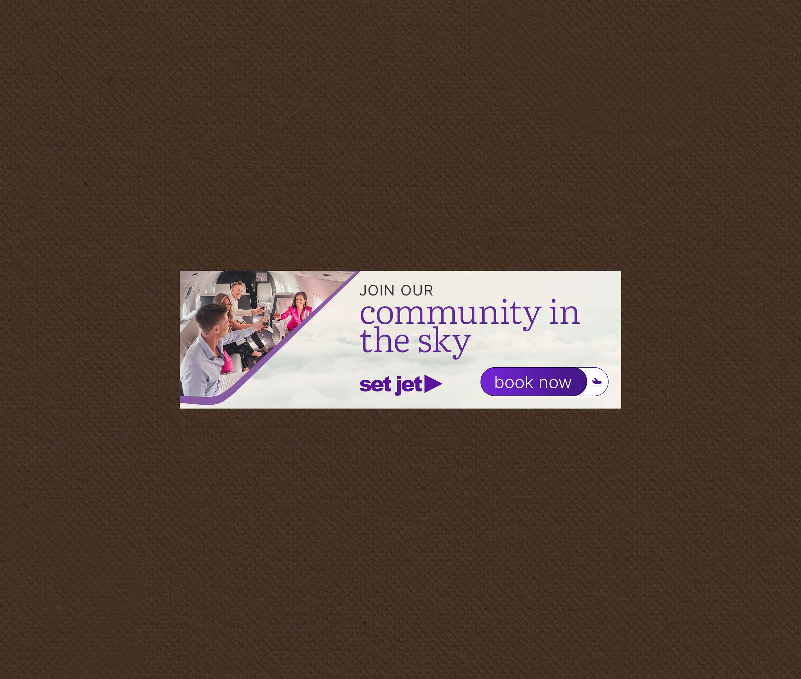 Set Jet Large Mobile Google Display Ad