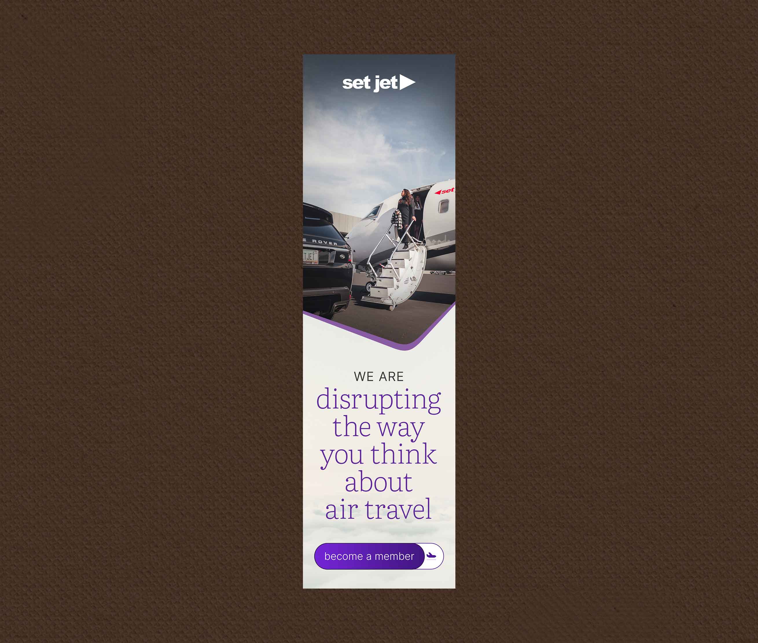 Set Jet Portrait Google Display Ad