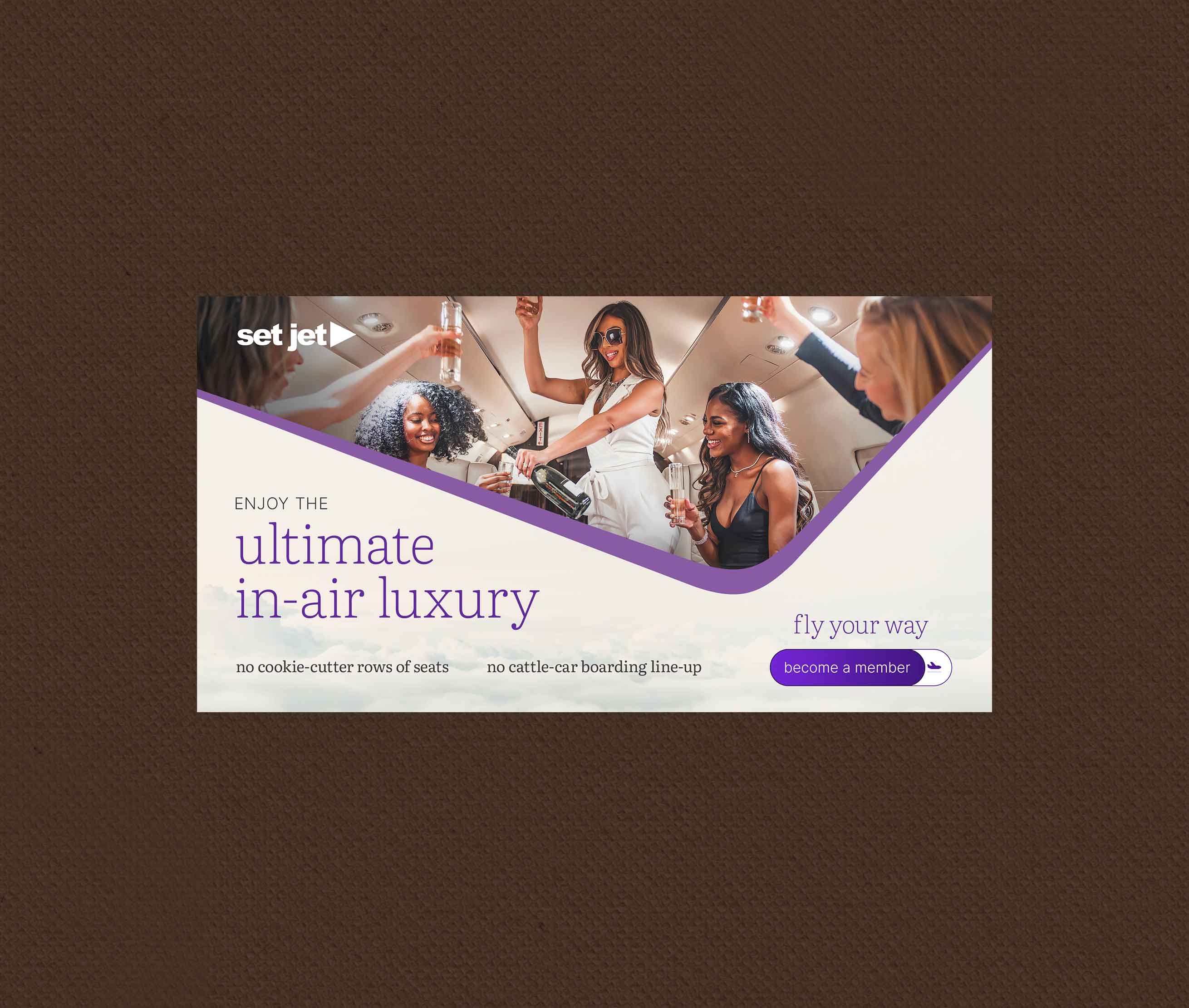 Set Jet Responsive Landscape Google Display Ad