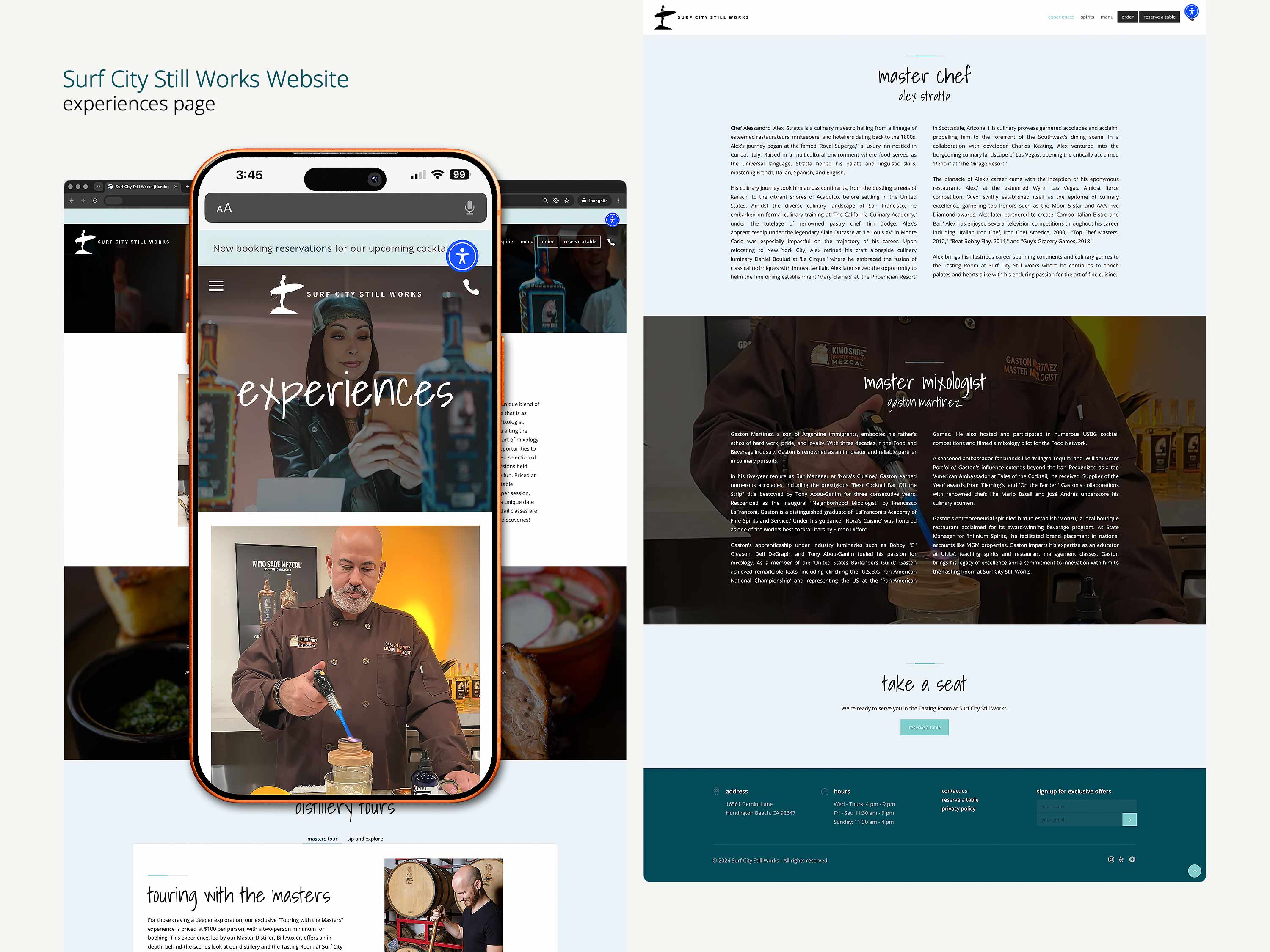Surf City Still Works experiences page