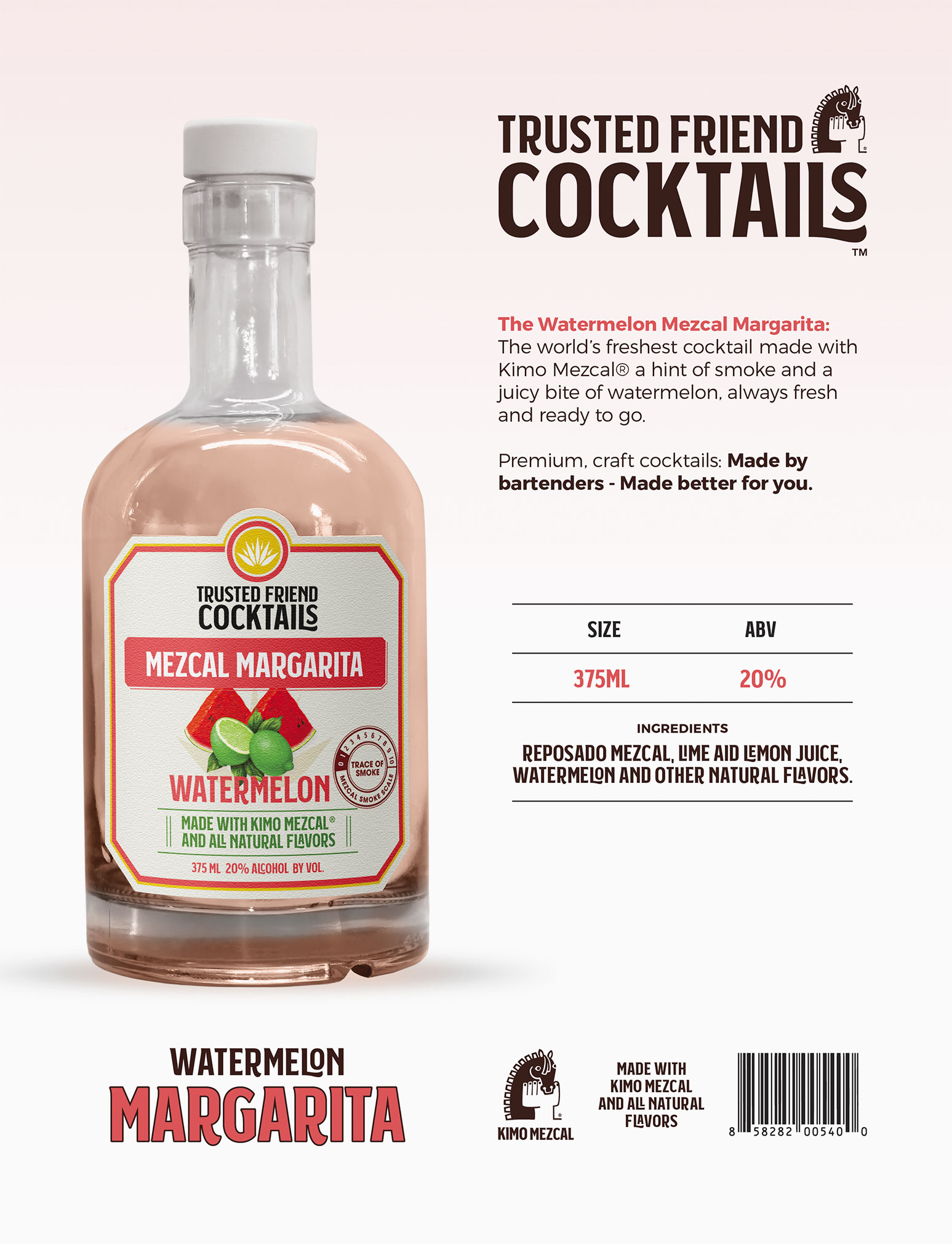 Trusted Friend Cocktails Watermelon Margarita Product Card