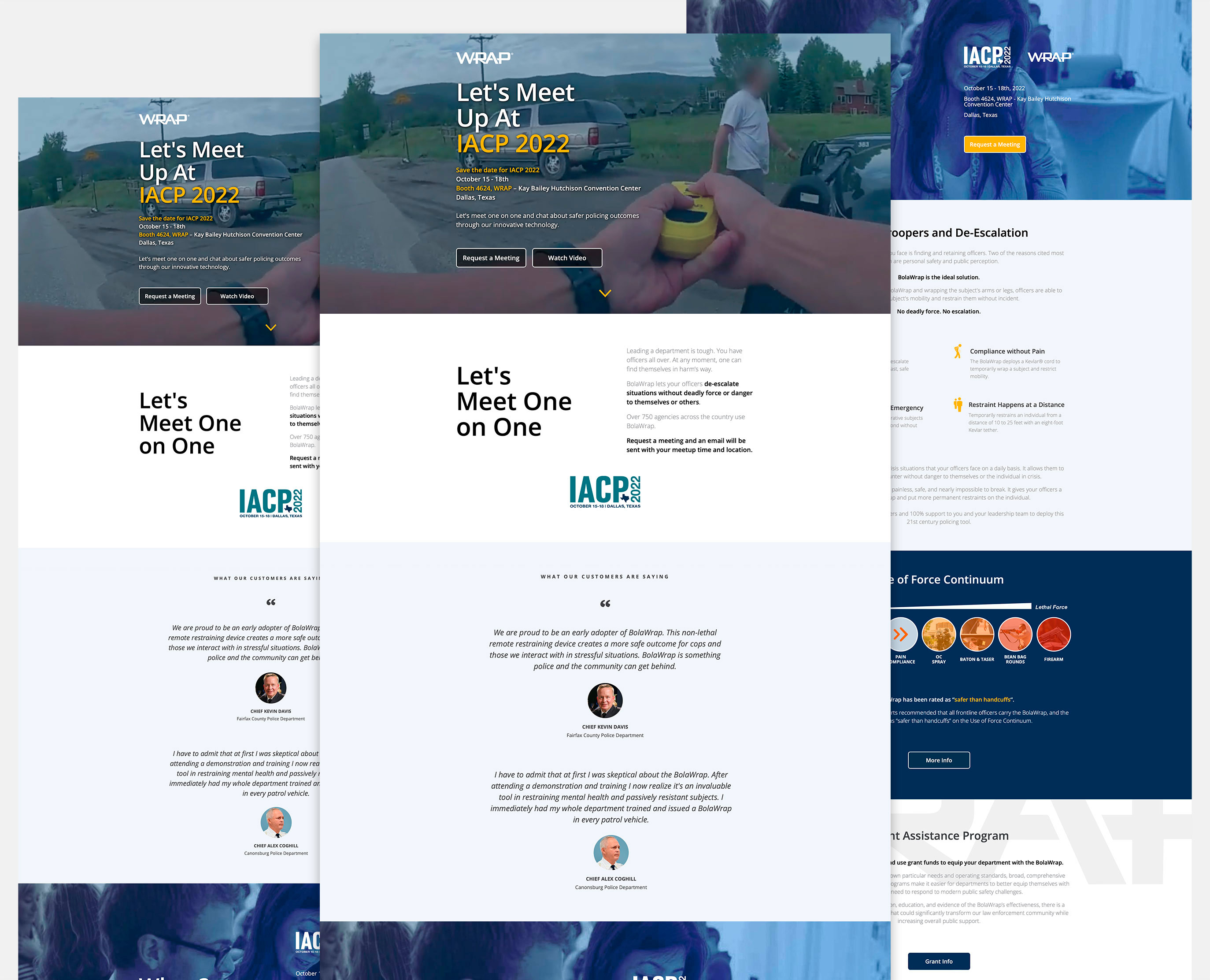 WRAP Event Sign Up Landing Page Campaign